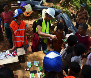 Building Shelters & Providing Relief to Nepal